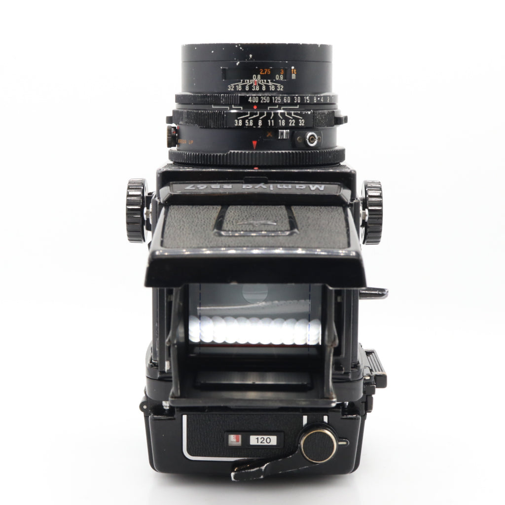 Mamiya RB67 Pro S + Mamiya Sekor C 127mm F/3.8 + 120 film back gebraucht