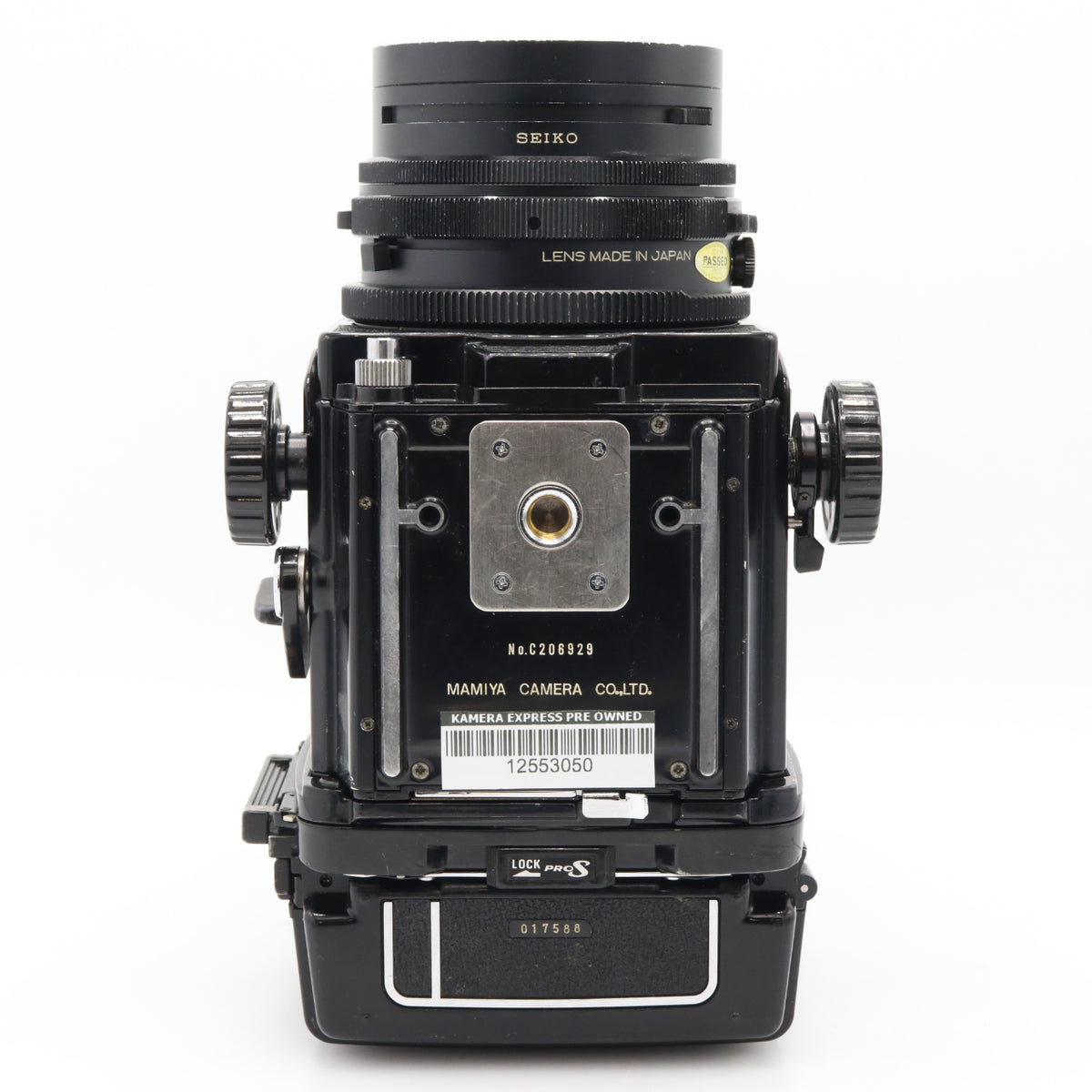 Mamiya RB67 Pro S + Mamiya Sekor C 127mm F/3.8 + 120 film back gebraucht