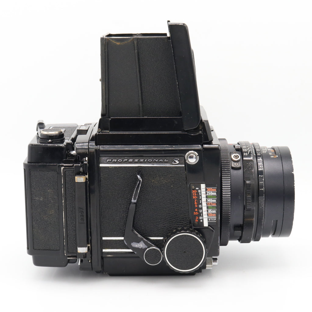 Mamiya RB67 Pro S + Mamiya Sekor C 127mm F/3.8 + 120 film back gebraucht