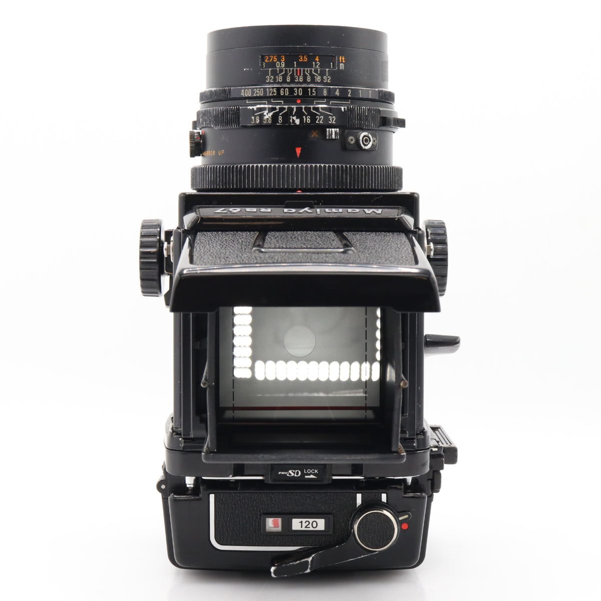 Mamiya RB67 Pro S + Mamiya Sekor C 90mm F/3.8 + 120 film back gebraucht