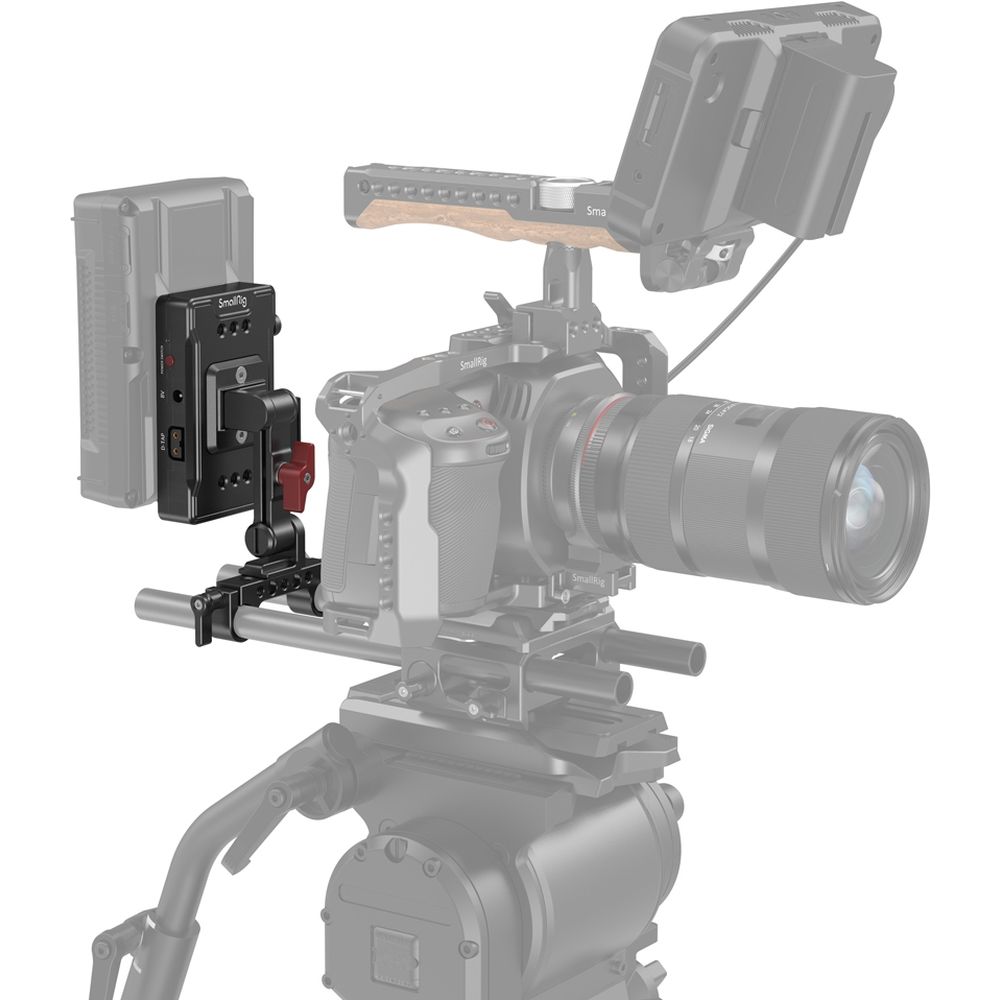 SmallRig 3499B V-Mount Battery Adapter Plate (Basic Version) with Extension Arm