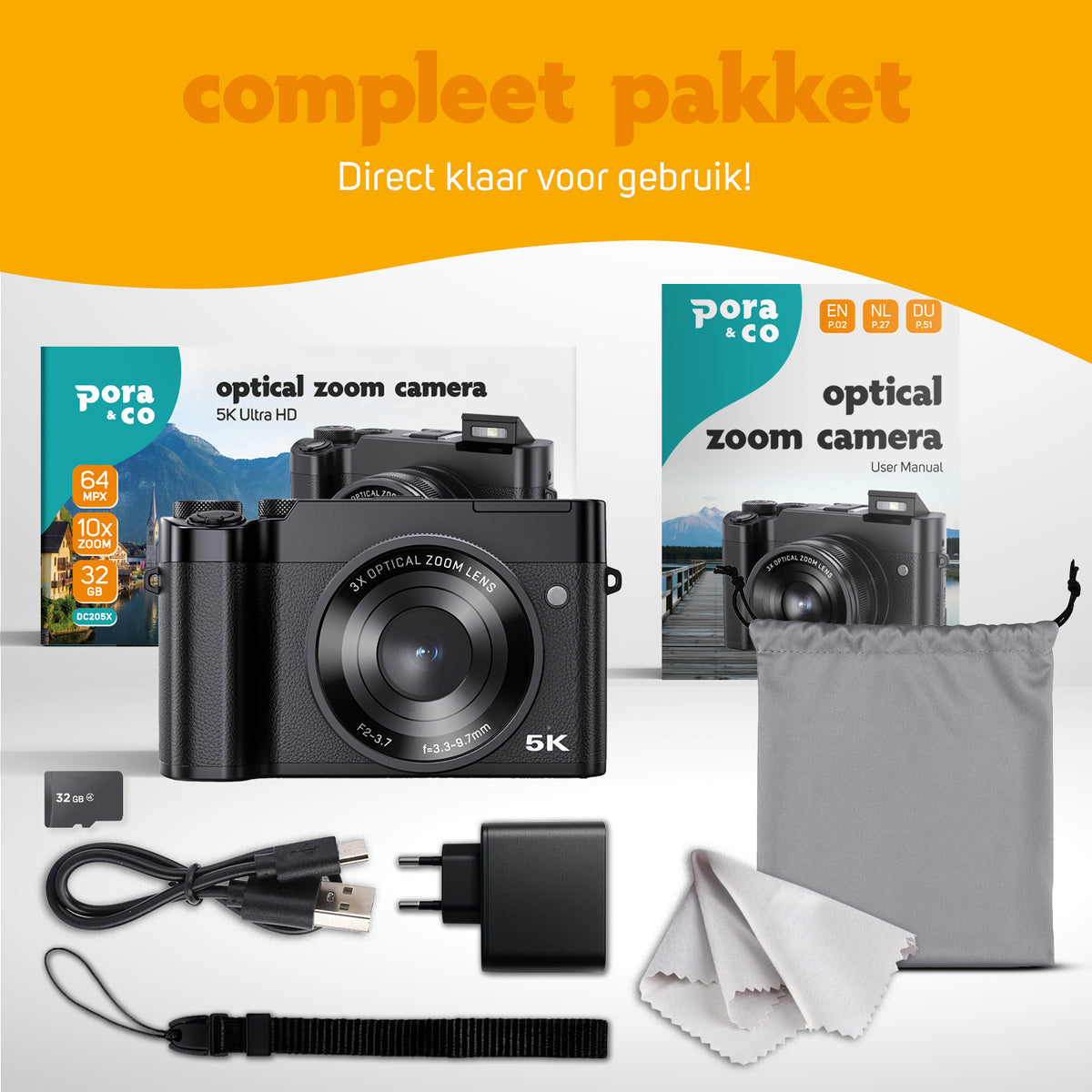 Pora&Co Digital Camera 5k