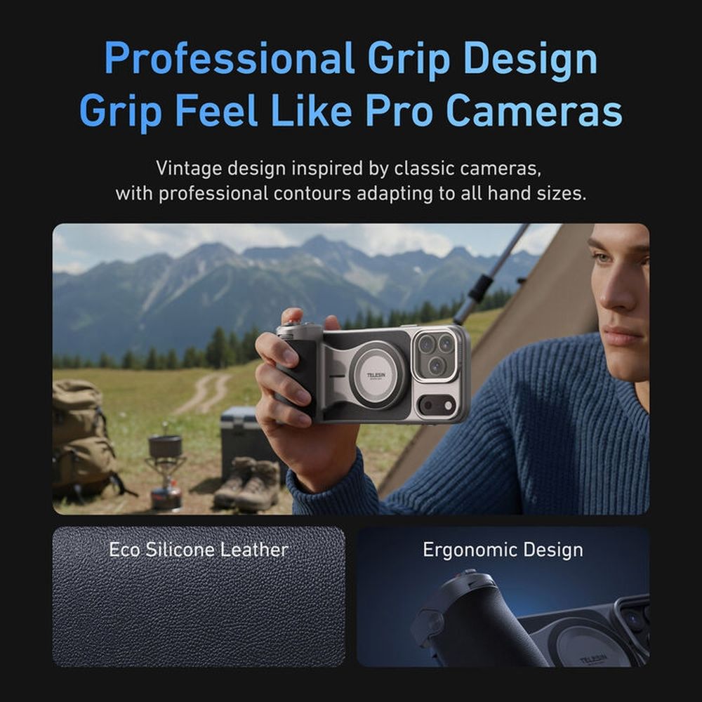 Telesin Master Griff für iPhone 17 Pro - Creator Combo