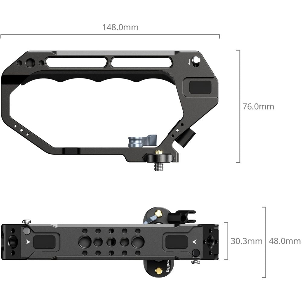 SmallRig 5661 D-Style Obergriff mit NATO-Klemme