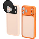 SmallRig 5792 FilMov Leichte Fotografie-Bumperhülle für iPhone 17 Pro, Orange