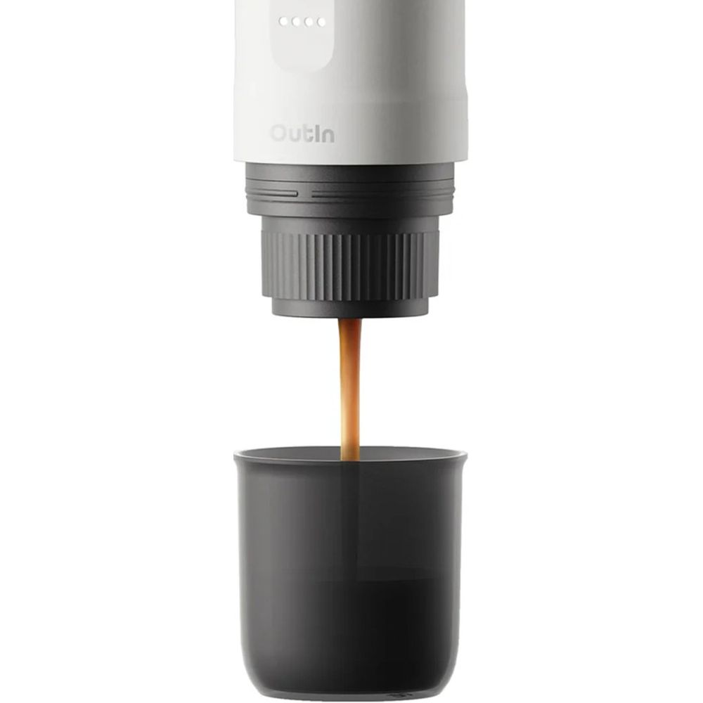 OutIn Nano Portable Electric Espresso Machine – Perlmuttweiß