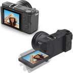 Easypix PowerPro VX6430 FlipScreen WiFi Bridge-Kamera