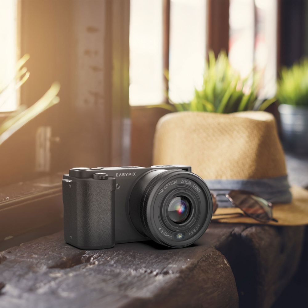 Easypix PowerPro VX6430 FlipScreen WiFi Bridge-Kamera