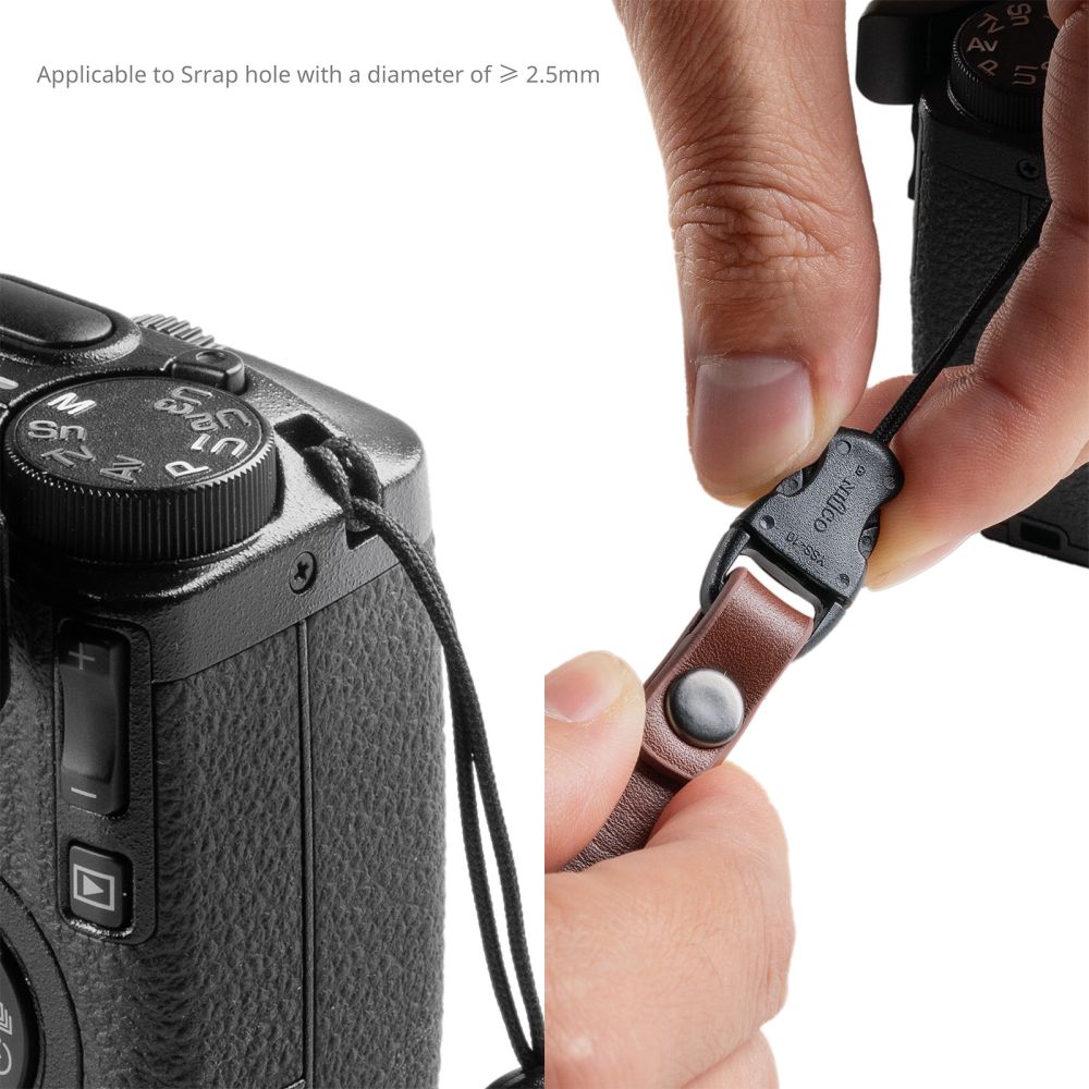SmallRig 5687 Schnellverschluss-Schultergurt für Ricoh GR-Serie, Rot