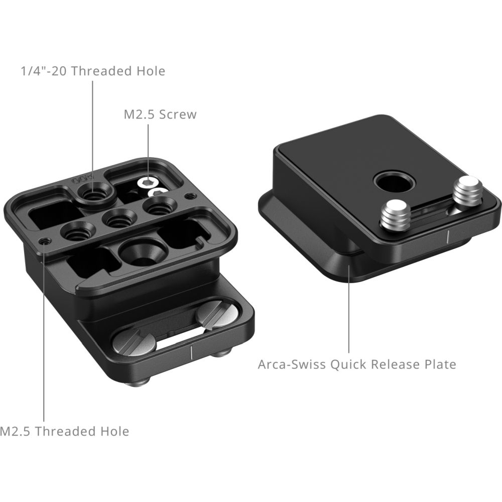 SmallRig 5802 Arca-kompatible Schnellwechselplatte