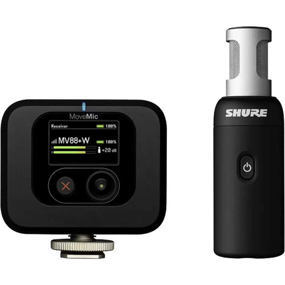Shure MoveMic MV88+ Video Kit (microphone + camera receiver)