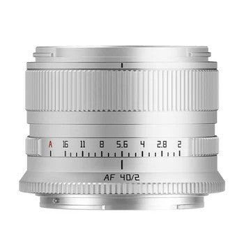 TTArtisan AF 40mm f/2 L-mount silber