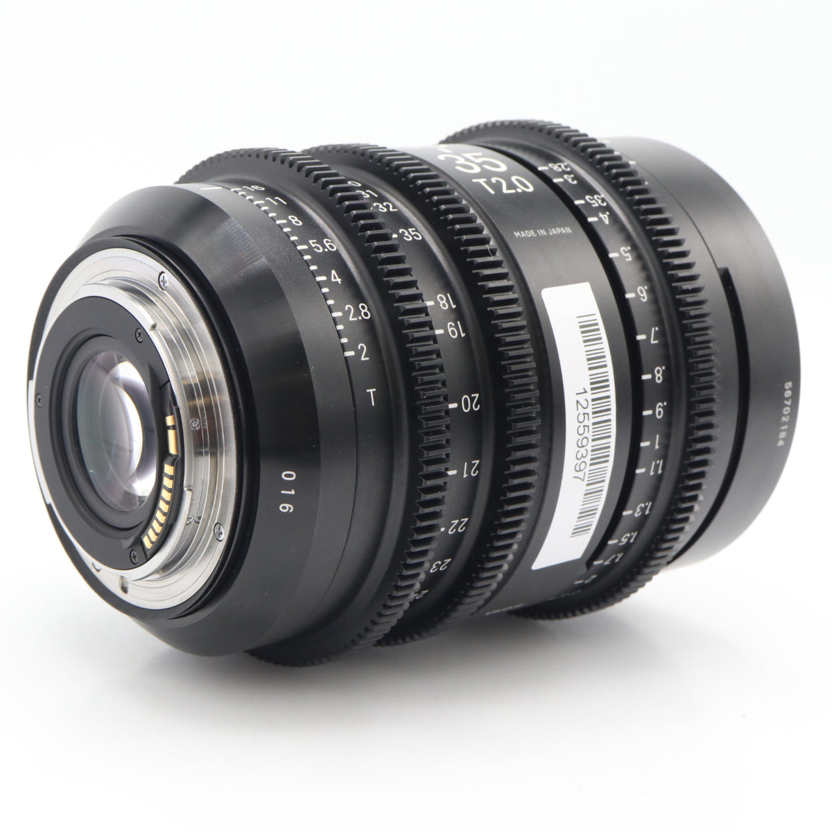 Sigma 18-35mm T2 Cine High Speed Zoom Canon EF used