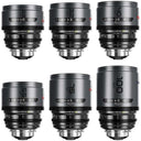 DZOFilm Pavo 2x anamorphic 6-lens Set 28/32/40/55/75/100mm T2.1 - Neutral Coating - PL&EF Mount (metric)