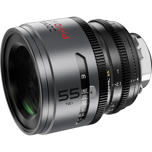 DZOFilm Pavo 2x anamorphic 6-lens Set 28/32/40/55/75/100mm T2.1 - Neutral Coating - PL&EF Mount (metric)