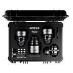 DZOFilm Pavo 2x anamorphotisches 3-Objektiv-Set 65mm/180mm T2,8, 135mm T2,5 – neutrale Beschichtung – PL- und EF-Anschluss (Meter)