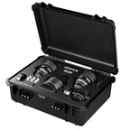 DZOFilm Pavo 2x anamorphotisches 3-Objektiv-Set 65mm/180mm T2,8, 135mm T2,5 – neutrale Beschichtung – PL- und EF-Anschluss (Meter)