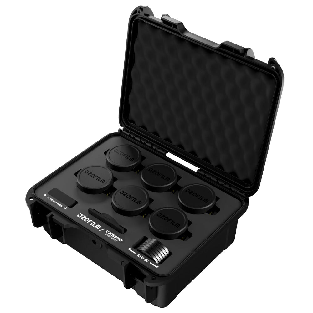 DZOFILM Vespid Prime 2 18/24/35/50/85/105mm T1.9 PL mit Case (Meterskala)