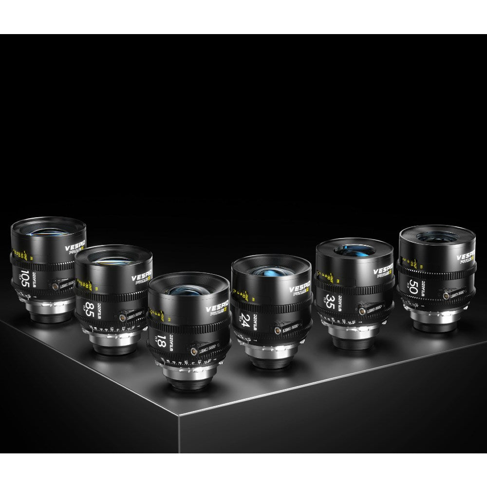 DZOFILM Vespid Prime 2 18/24/35/50/85/105mm T1.9 PL mit Case (Meterskala)