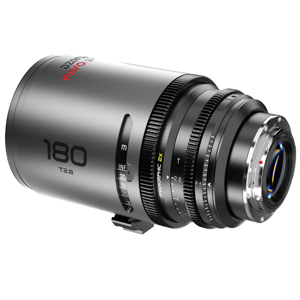 DZOFilm Pavo 2x anamorphes Prime 180mm T2.8 - Neutrale Beschichtung - PL & EF Mount (Meter)