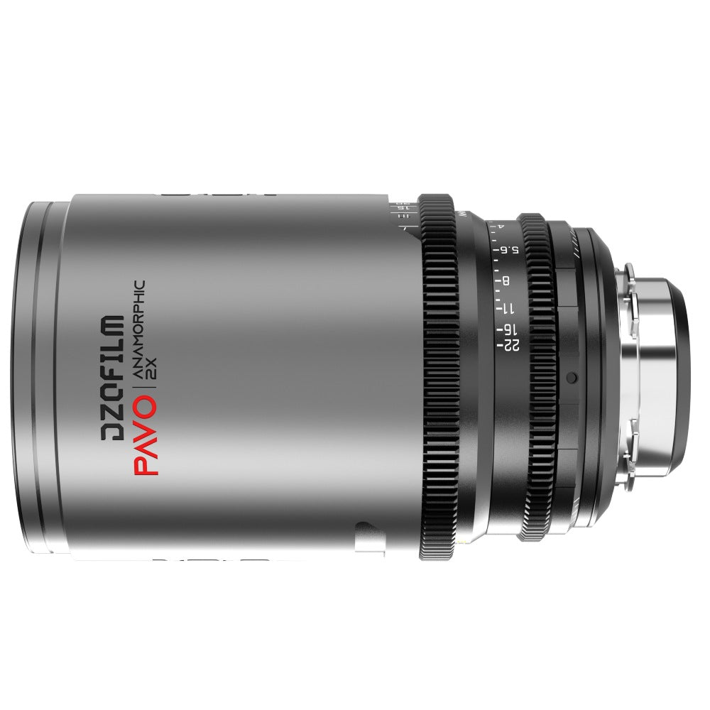 DZOFilm Pavo 2x anamorphes Prime 180mm T2.8 - Neutrale Beschichtung - PL & EF Mount (Meter)