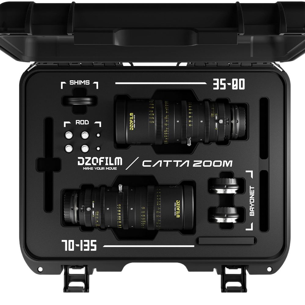 DZOFilm Hartschalen-Case für Catta Zoom 2-Objektiv-Kit