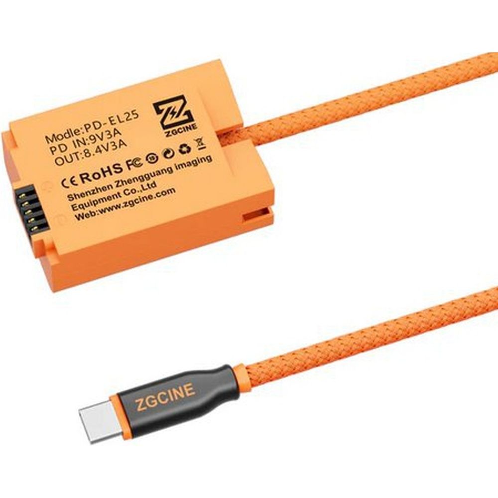 ZGCINE USB-C auf EL25 Dummy-Batteriekabel