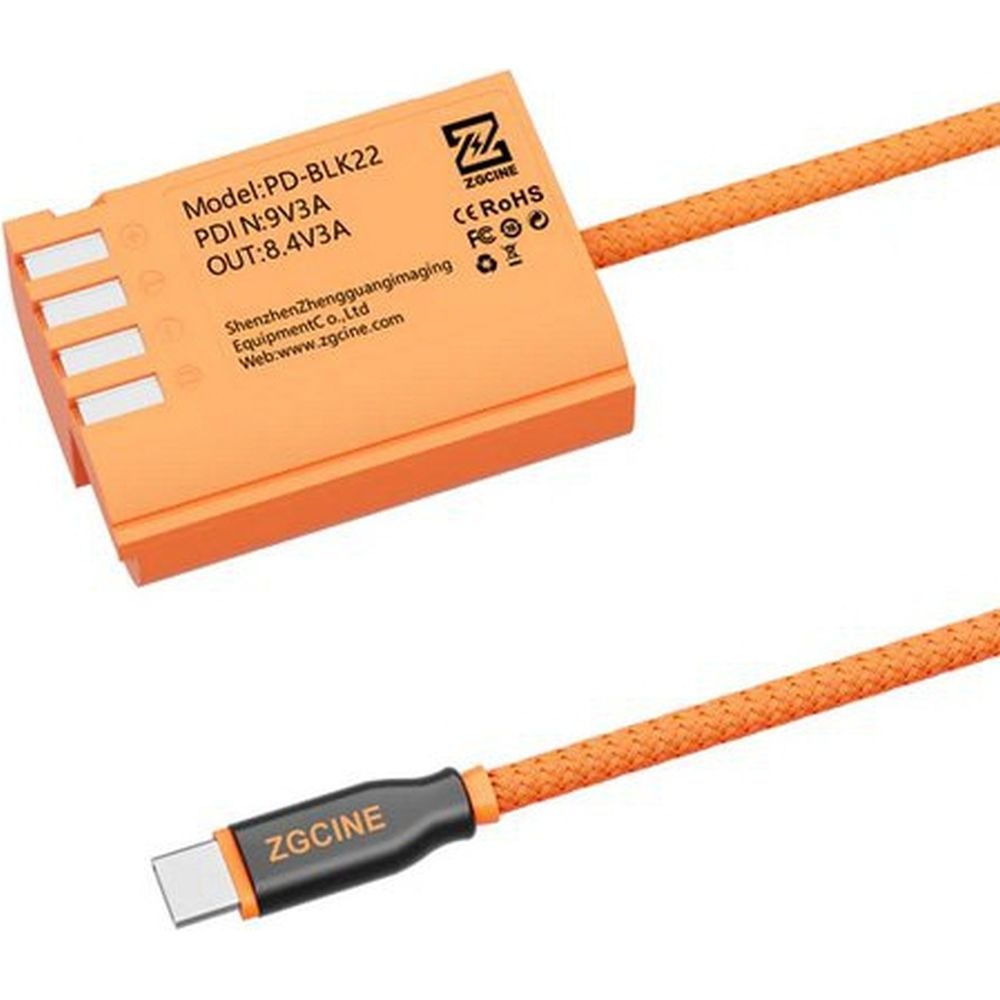 ZGCINE USB-C auf BLK22 Dummy-Akkukabel
