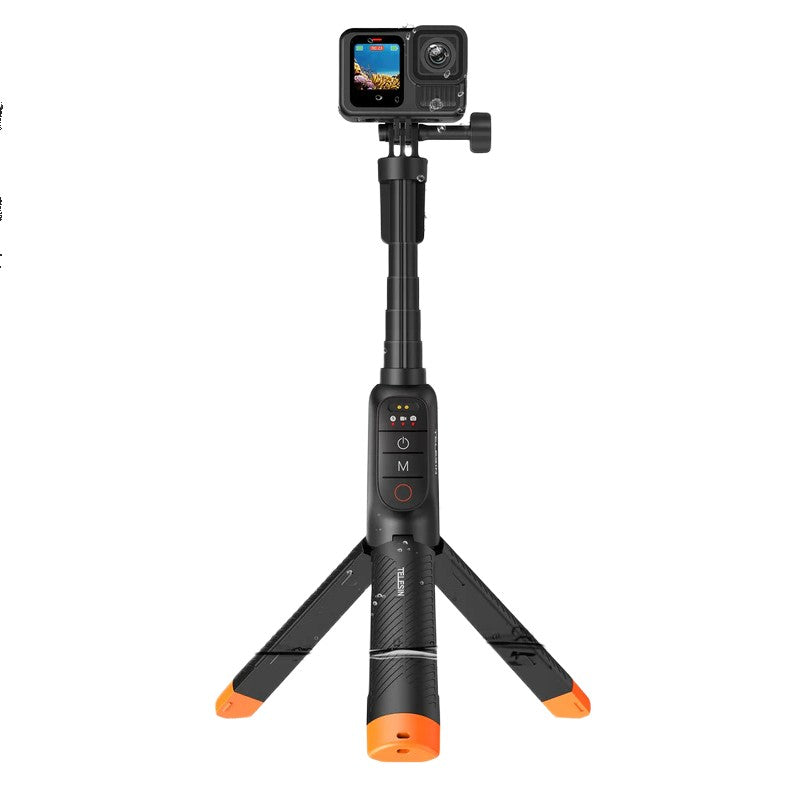 Telesin Unterwasser Selfie-Stick Stativ mit Fernbedienung für GoPro