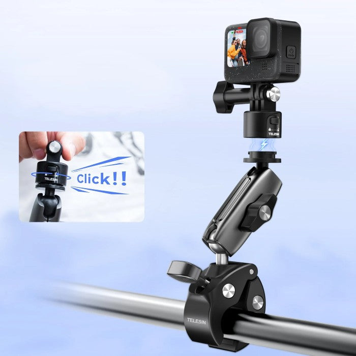 Telesin Quick-Release Rohrklemme für DJI