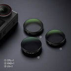Telesin CPL + UV + VND Filter-Kit für DJI Osmo Action 6