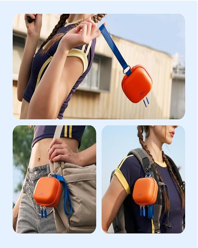 Telesin Mini Actioncam Hard Schutzhülle Universal – Orange