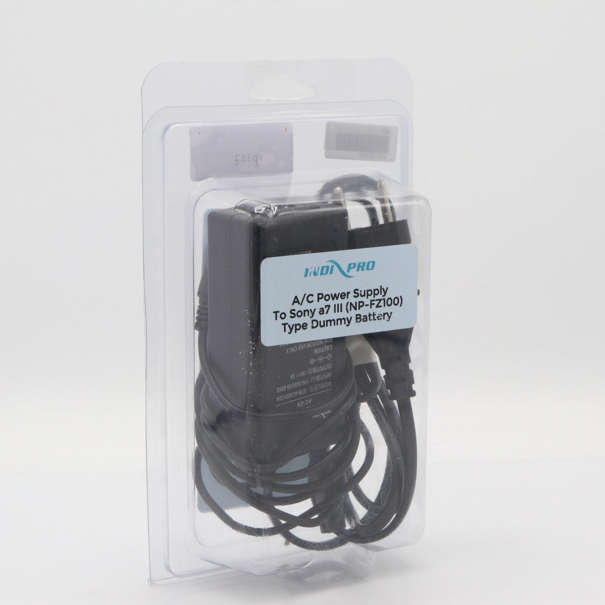 IndiPro AC Power Supply Sony a7 III (NP-FZ100) Compatible Dummy Battery used