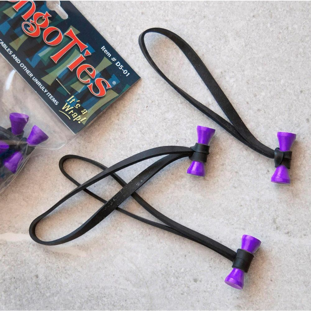 Bongo Ties Ube (lila Anstecknadel)