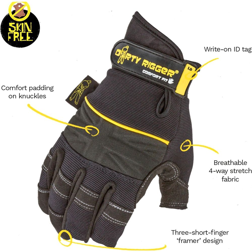 Dirty Rigger Comfort Fit Rigger Handschuh Framer (V1.6) L