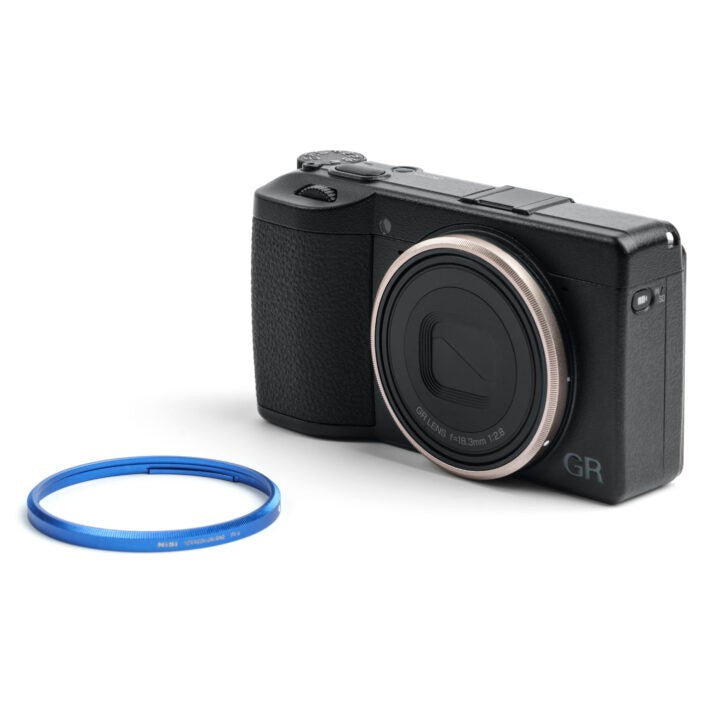 NiSi RING Cap Kit für Ricoh GR4 1x Royal Blue, 1x Titanium Grey