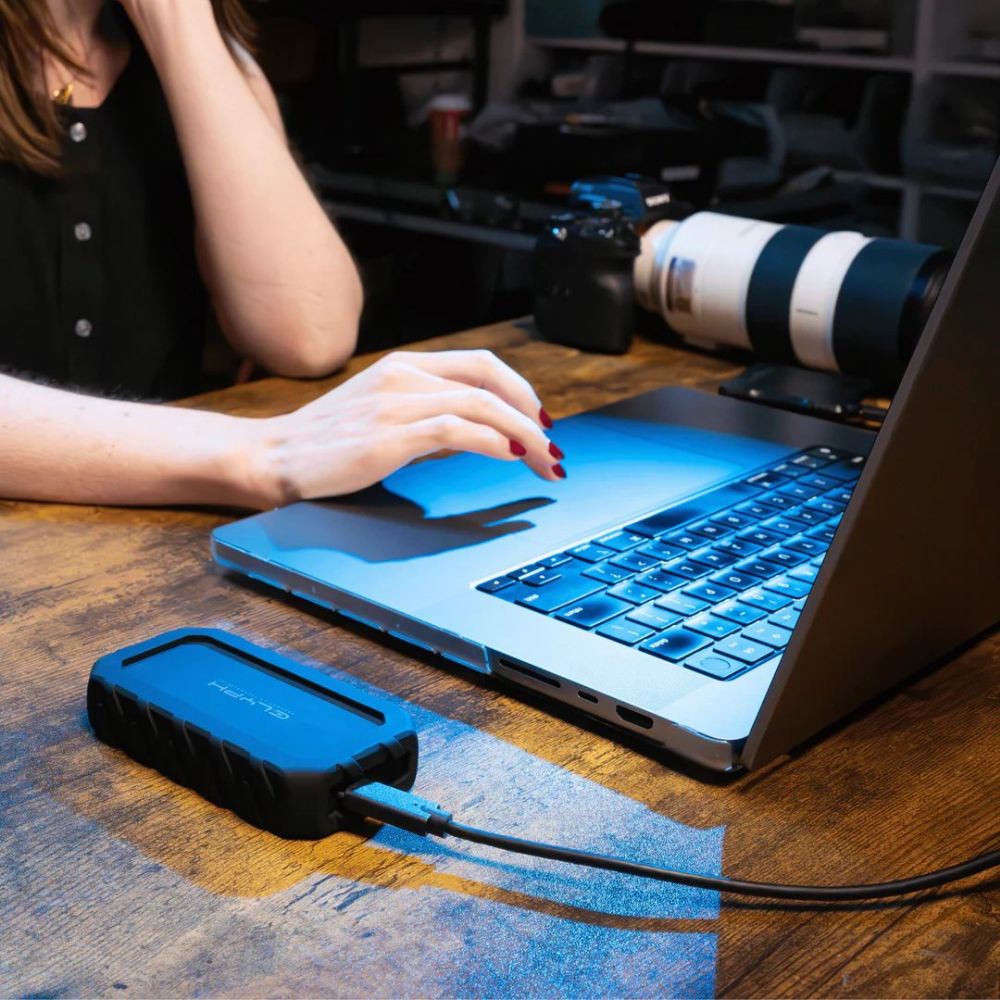 Glyph Atom EX20 High-Intensity USB-C (3.2, Gen 2x2) NVMe SSD, busgespeist – 2 TB