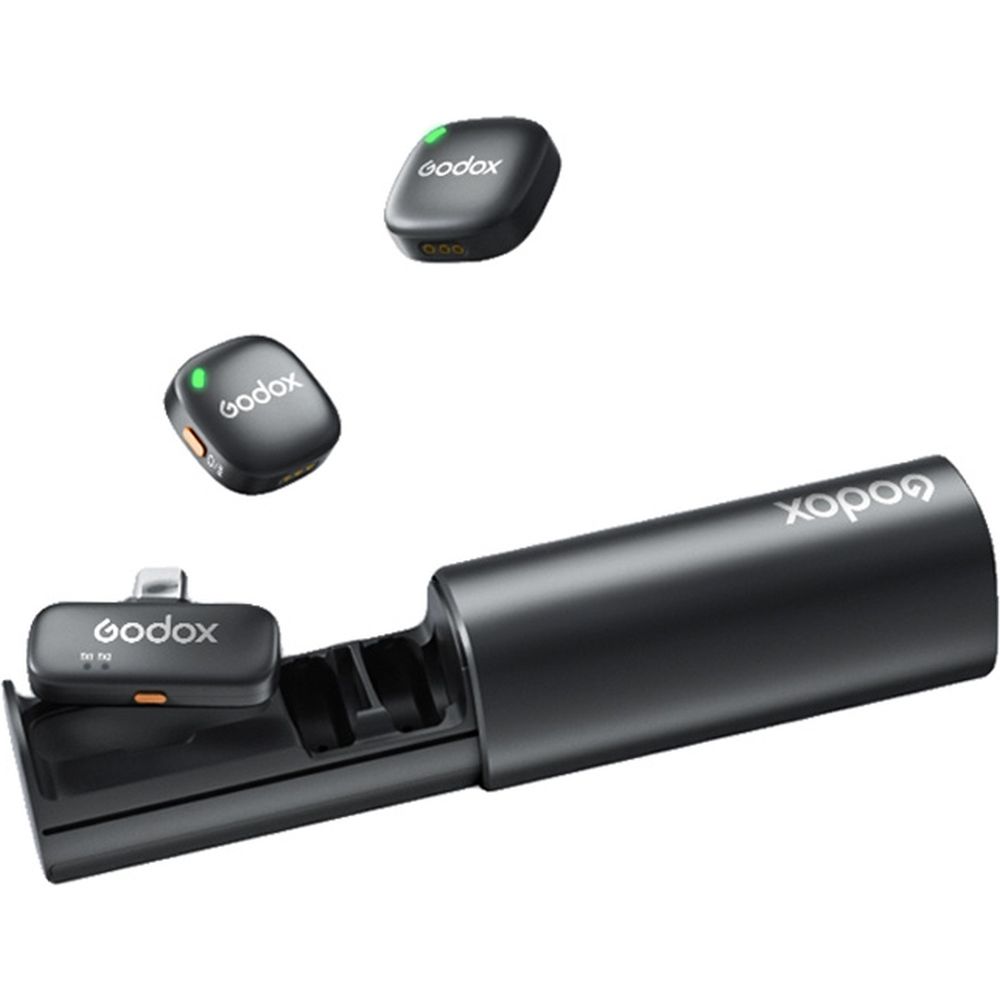 Godox C01 Kit 2 2.4G Wireless Microphone System Black