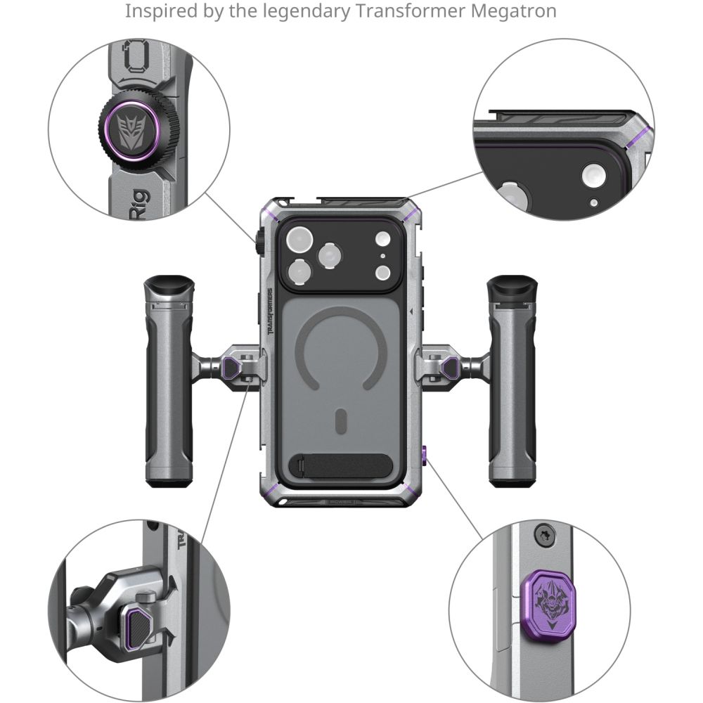 SmallRig 5585 Megatron Edition Mobile Dual Handheld Kit for iPhone 17 Pro