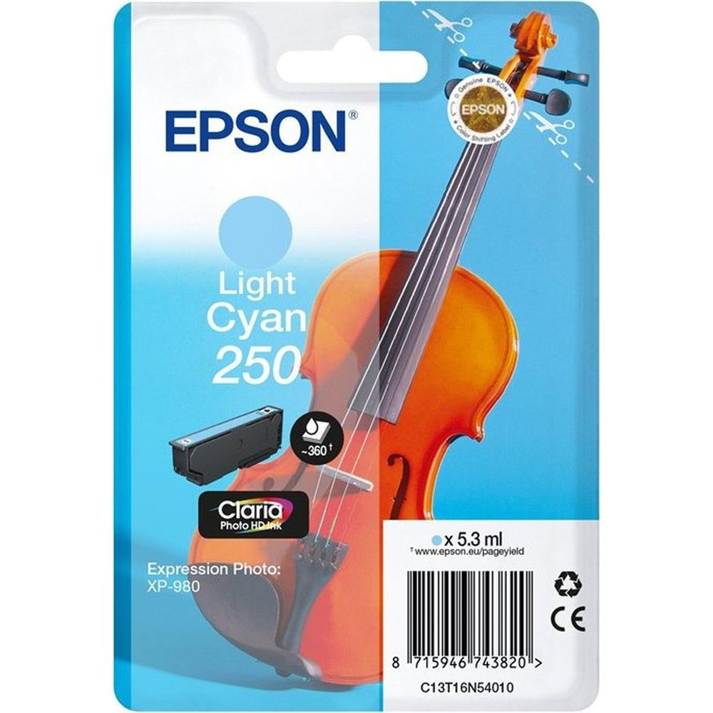 Epson Einzelpackung Hellcyan 250 Tinte