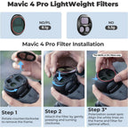 Freewell DJI Mavic 4 Pro Split-Filter Mega - 12er-Pack