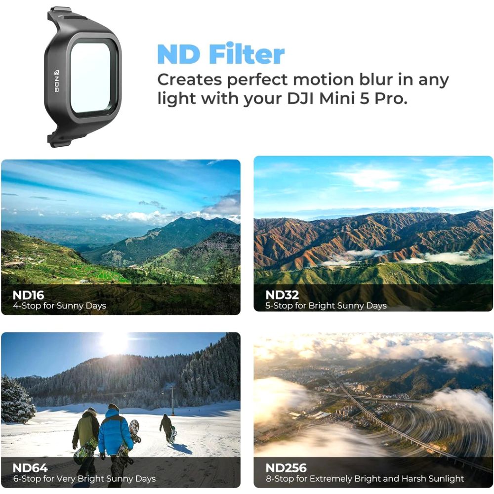 Freewell DJI Mini 5 Pro Filter All Day - 6er-Pack