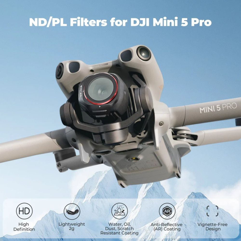 Freewell DJI Mini 5 Pro Filter Bright Day - 6er-Pack
