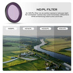 Freewell DJI Osmo Action 5 Pro Filters - Bright Day - 4Pack