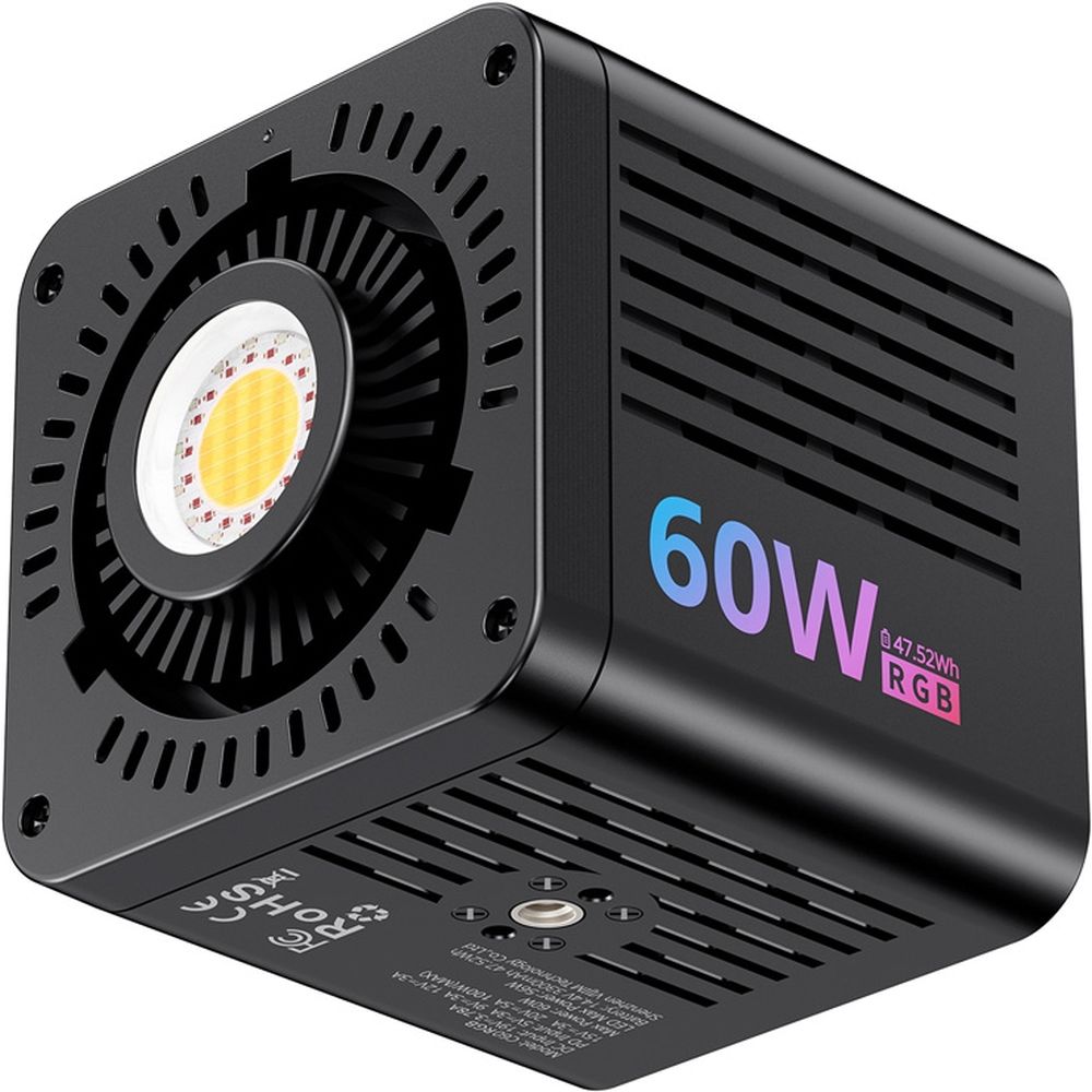Ulanzi C60RGB 60W Zweifarbige Videoleuchte (RGB, EU-Stecker)