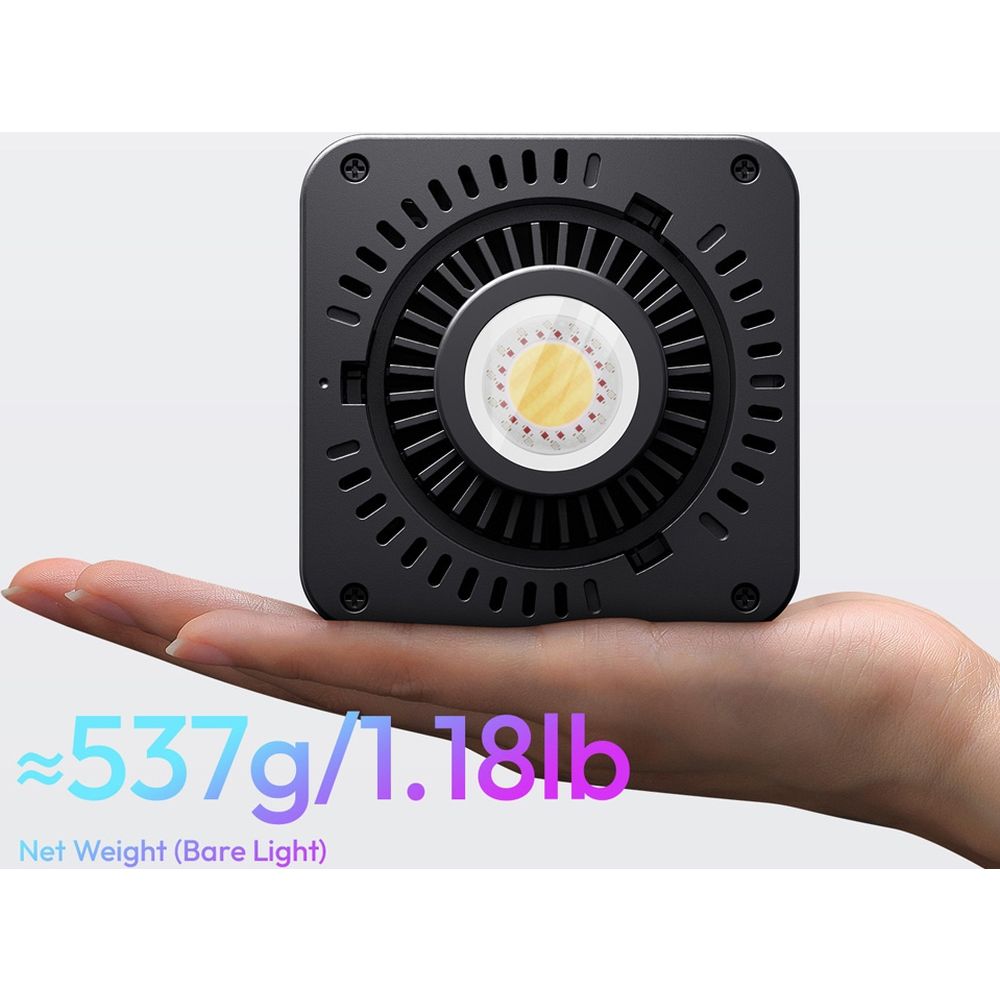 Ulanzi C60RGB 60W Zweifarbige Videoleuchte (RGB, EU-Stecker)