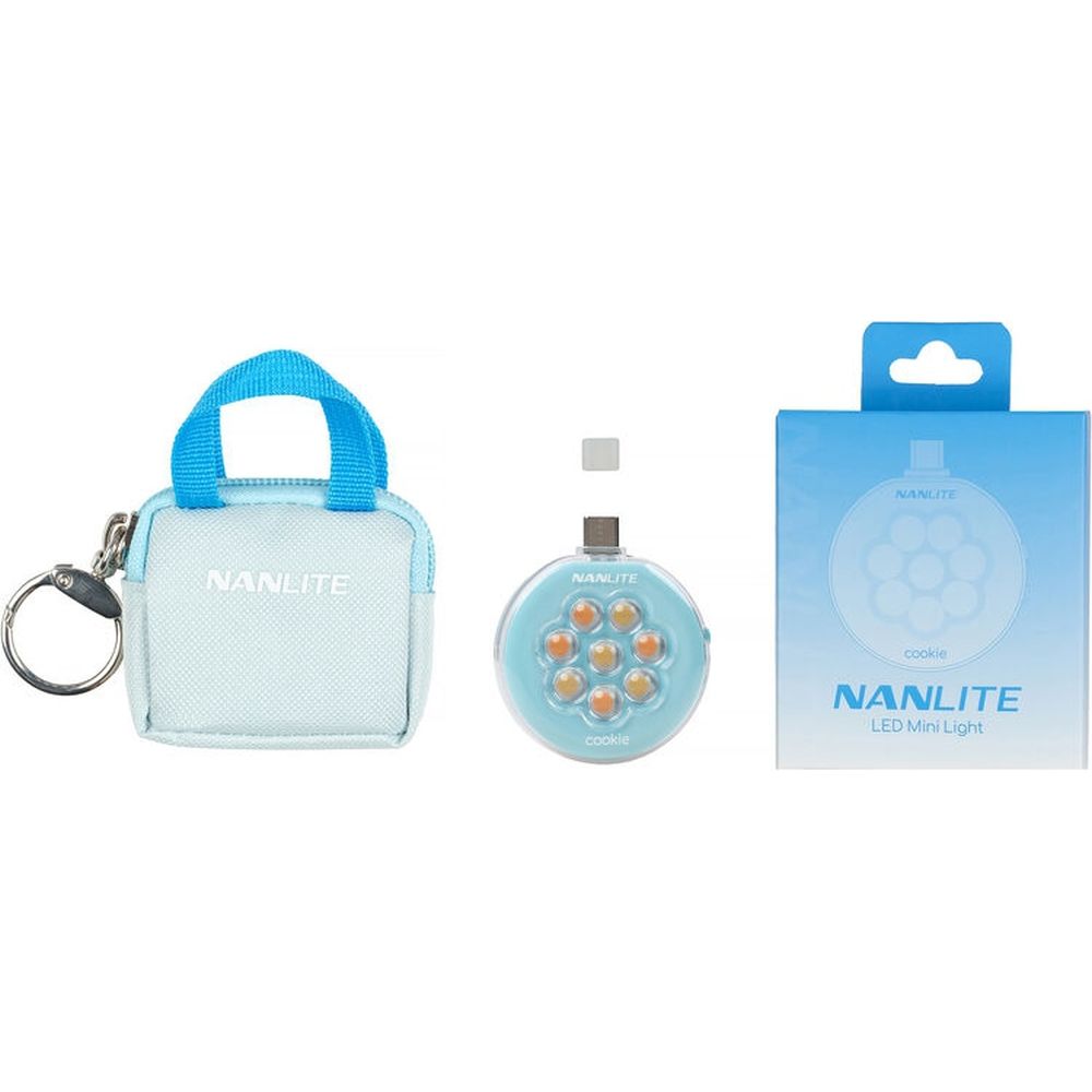 Nanlite Cookie LED Mini-Licht (cyanblau)