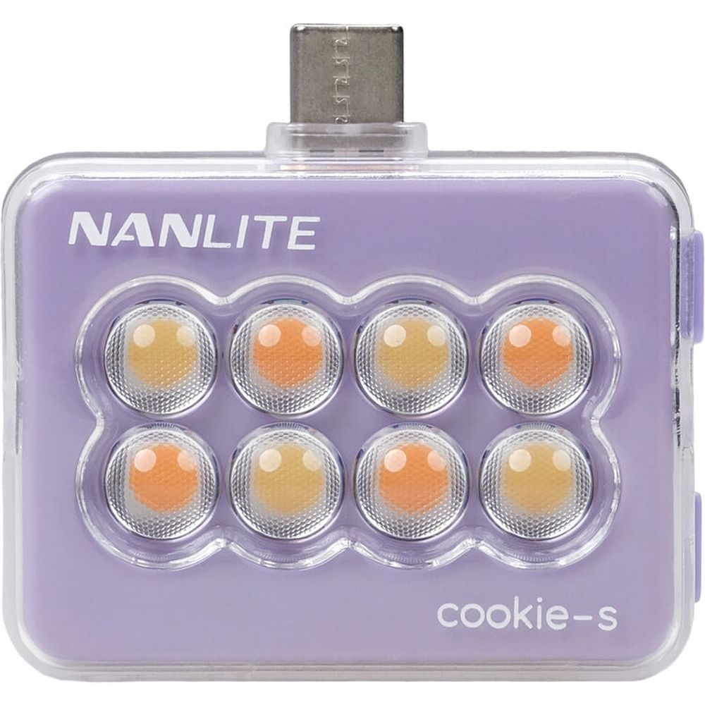 Nanlite cookie-s LED Mini Light (lavender)