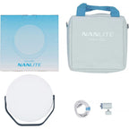 Nanlite Miro 60c LED Full-color Round Panel Light (midnight blue)