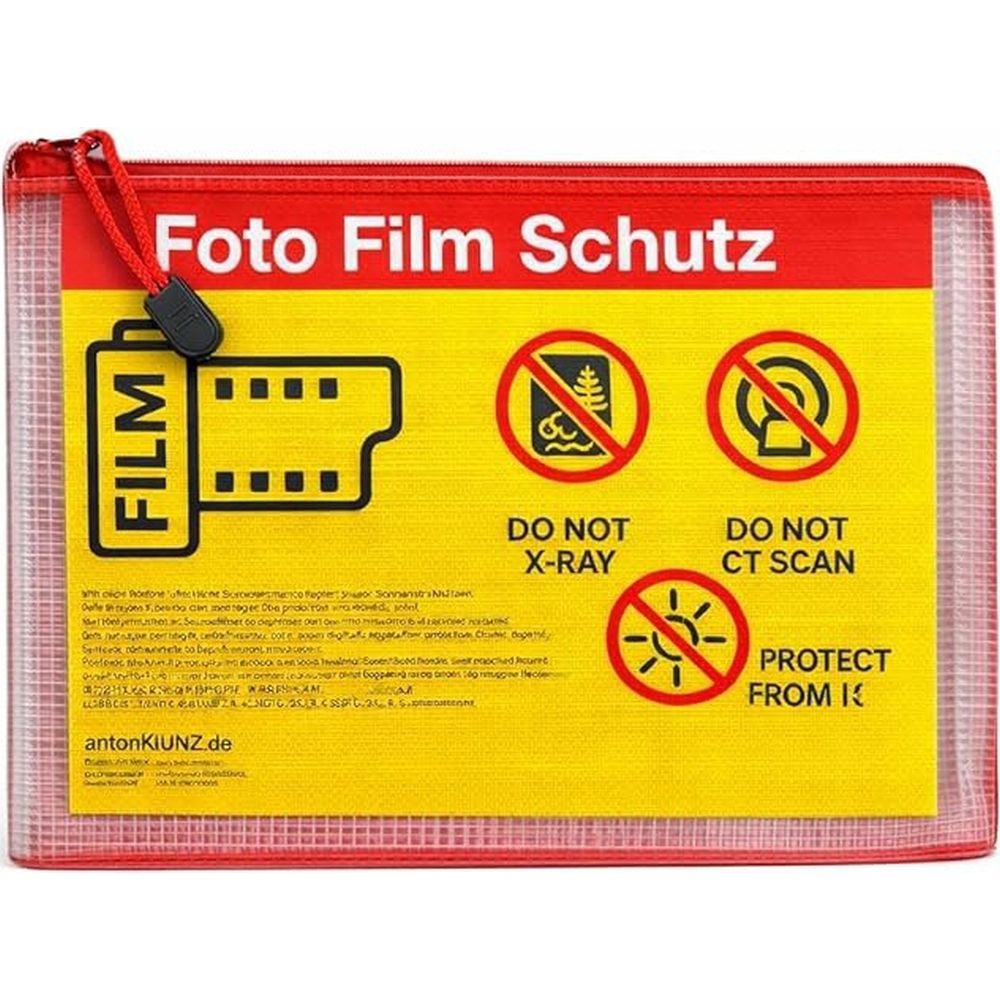 Domke Filmguard Foto Film Protection A5 Tasche für 10 x 35mm / 120mm Film - Rot